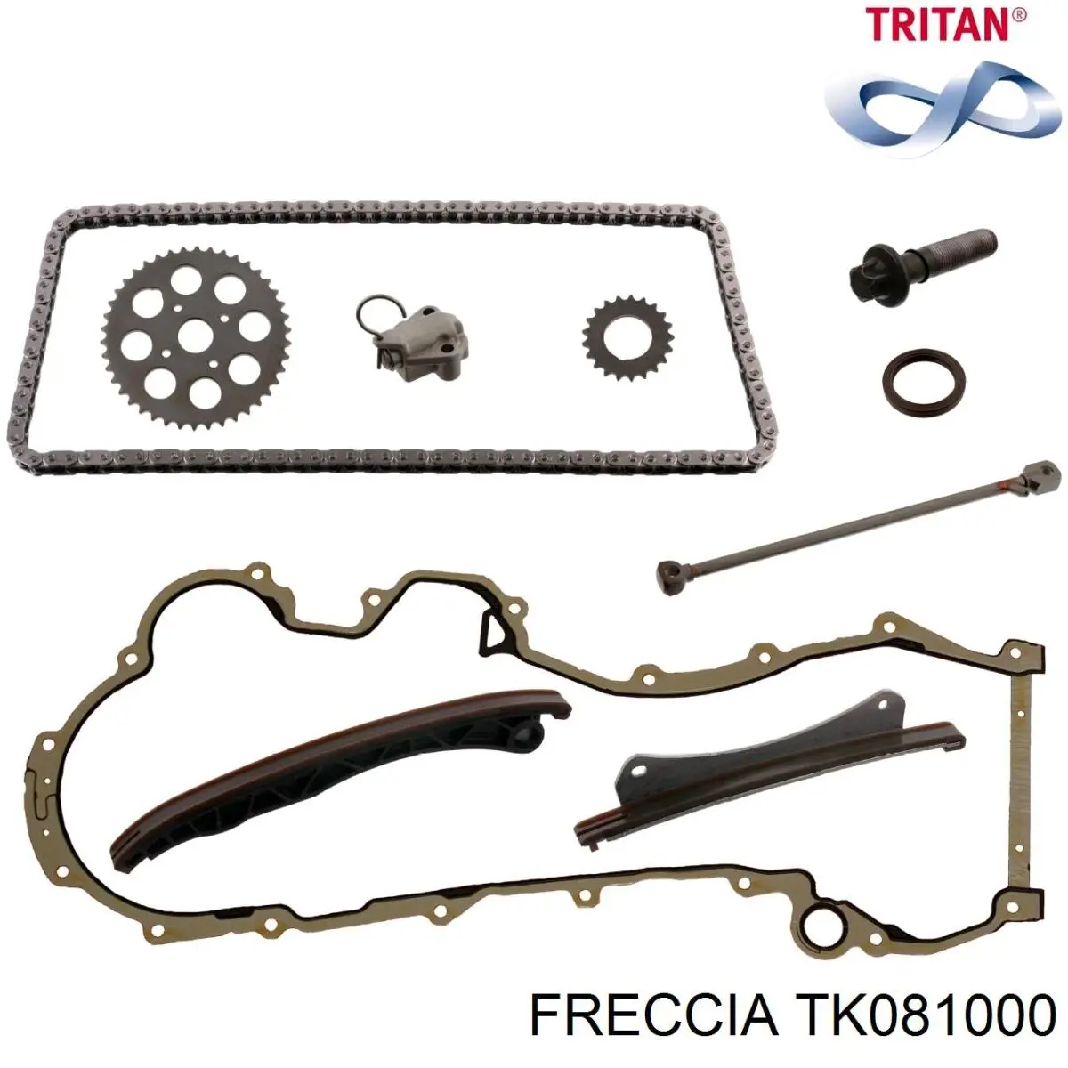 Ремкомплект ГРМ Freccia TK081000 цена, от 76.05 USD