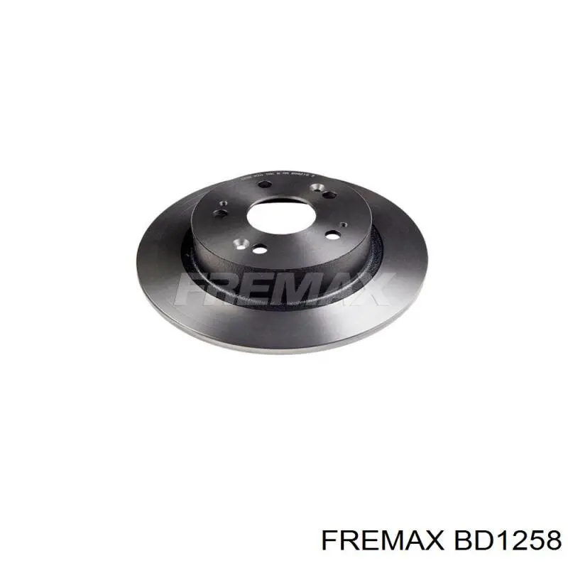 BD1258 Fremax диск тормозной задний