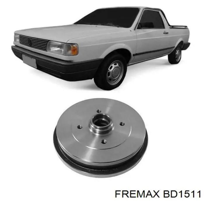 Тормозной барабан BD1511 Fremax