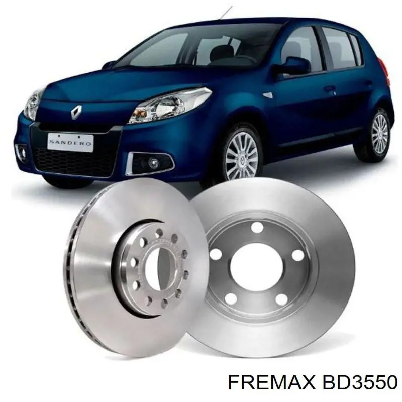 Купить BD3550 Fremax Ротор тормозной