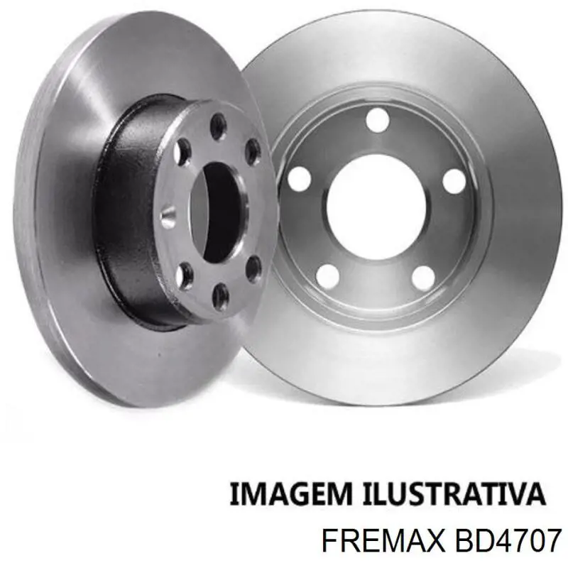 Тормоз дисковый передний Fremax BD4707 цена, от 24.25 USD