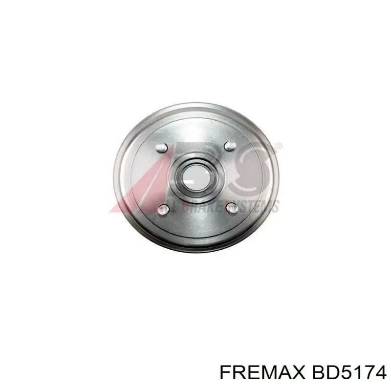 BD5174 Fremax Тормозной барабан