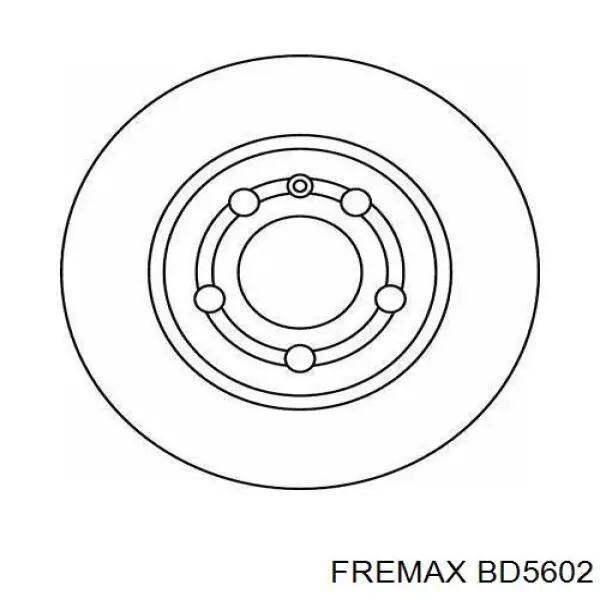 Тормоз дисковый передний Fremax BD5602 цена, от 38.59 USD