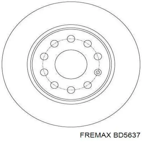 BD5637 Fremax Дисковый тормоз