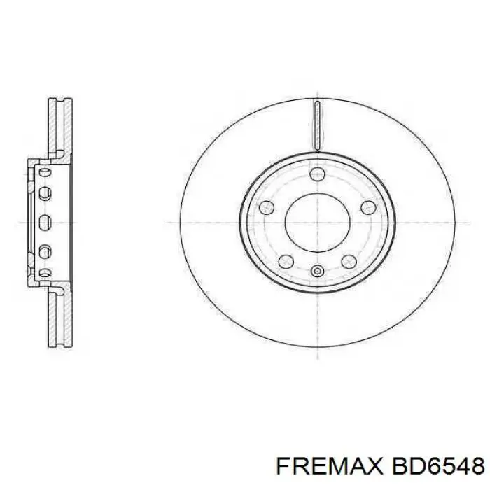 CK4Z1125D Ford Диск тормозной передний
