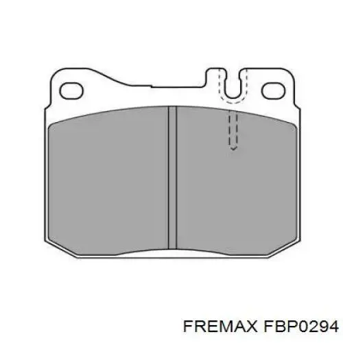 FBP0294 Fremax колодки тормозные передние дисковые