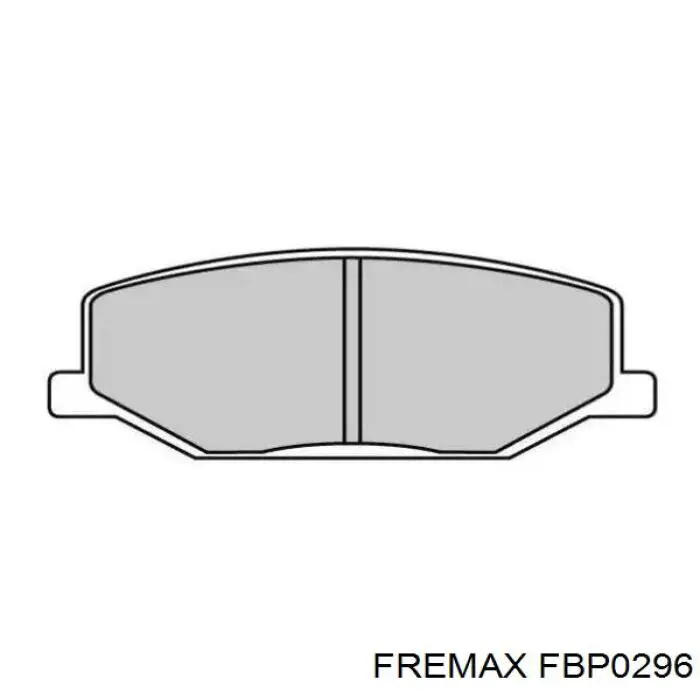 FBP0296 Fremax передние тормозные колодки
