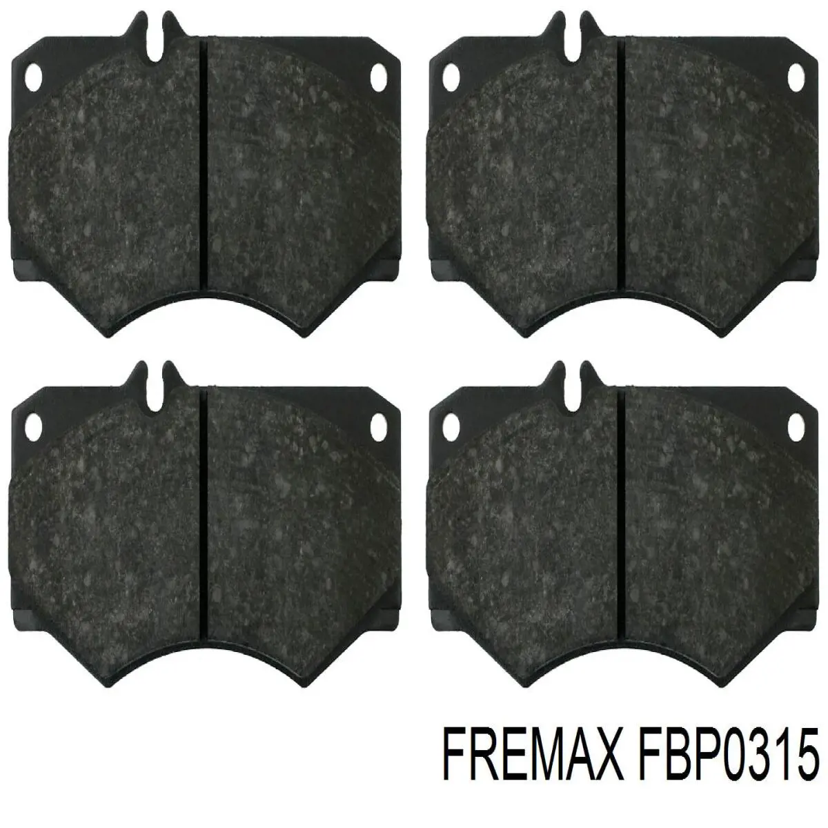 FBP-0315 Fremax колодки тормозные передние дисковые
