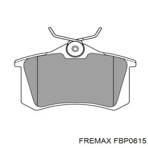 Задние тормозные колодки FBP0615 Fremax