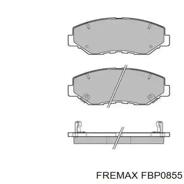 Передние тормозные колодки FBP0855 Fremax