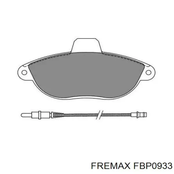 Передние тормозные колодки FBP0933 Fremax