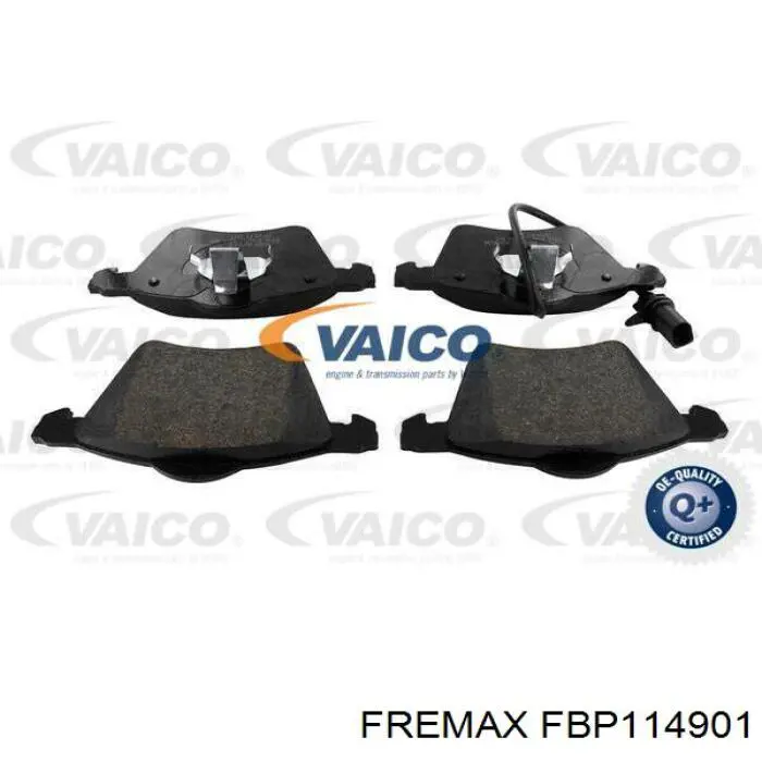 FBP114901 Fremax колодки тормозные передние дисковые
