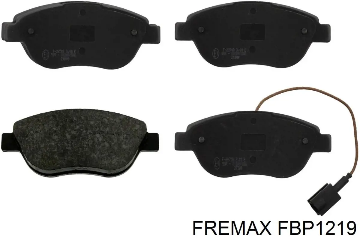 Купить FBP1219 Fremax Колодки тормозные