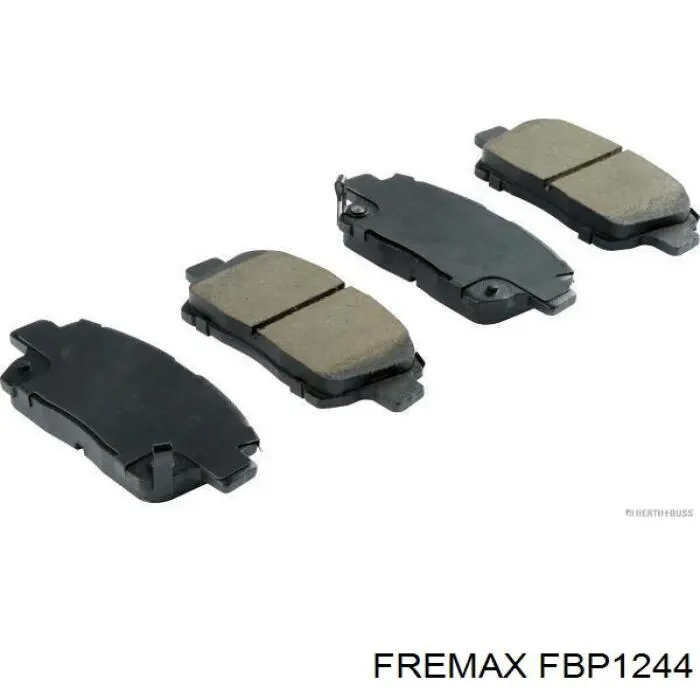 Купить FBP1244 Fremax Колодки тормозные задние, дисковые