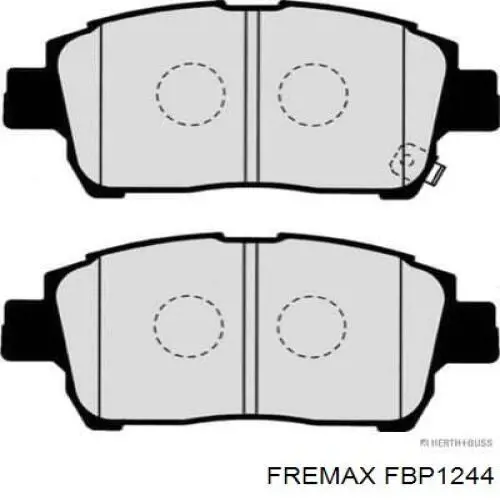 Задние тормозные колодки FBP1244 Fremax