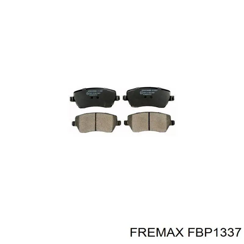 Колодки Fremax FBP1337 цена, от 22.80 USD