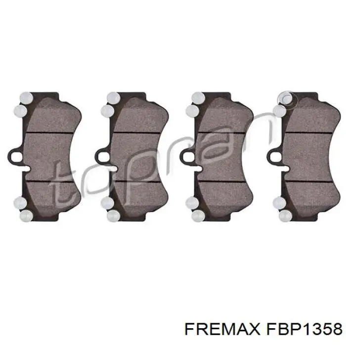 Передние тормозные колодки FBP1358 Fremax