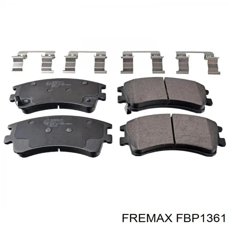 FBP1361 Fremax колодки тормозные передние дисковые