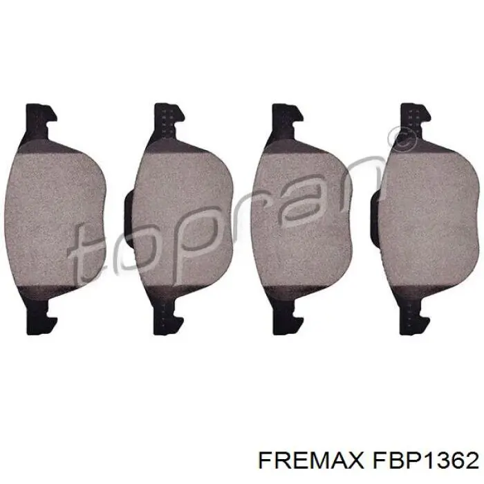 Тормозные колодки Fremax FBP1362