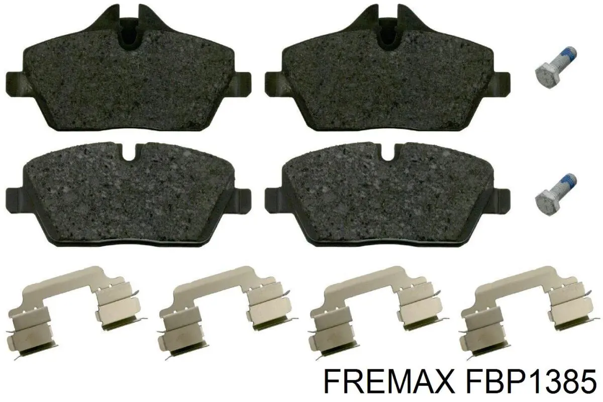 FBP1385 Fremax колодки тормозные передние дисковые