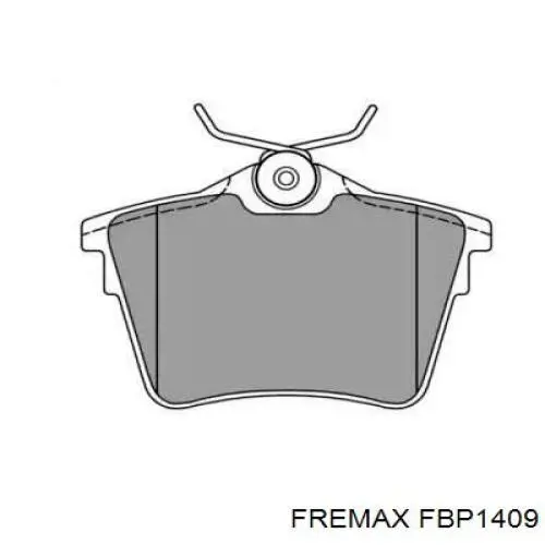 FBP1409 Fremax Колодки тормозные дисковые комплект