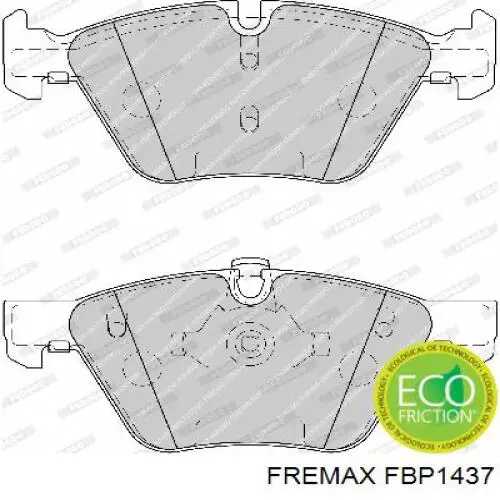 Купить FBP1437 Fremax Колодки тормозные