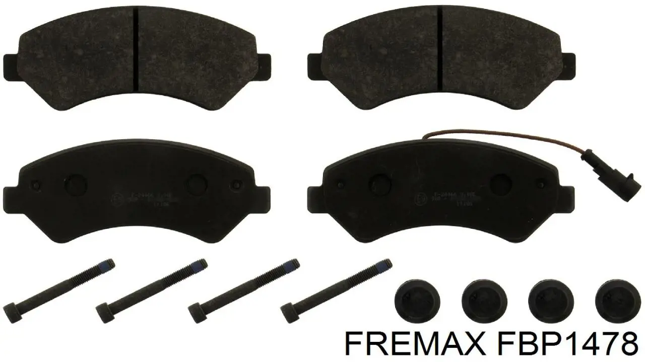 Колодки Fremax FBP1478 цена, от 28.51 USD
