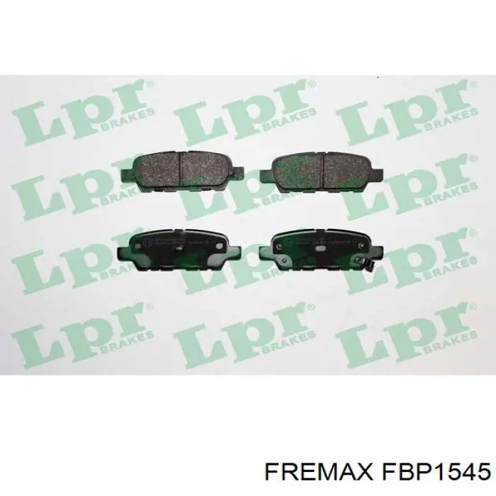 Задние тормозные колодки FBP1545 Fremax