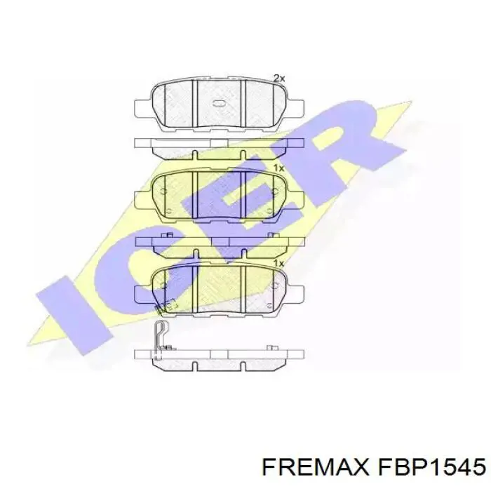 Колодки дисковые  Fremax FBP1545 цена, от 22.97 USD