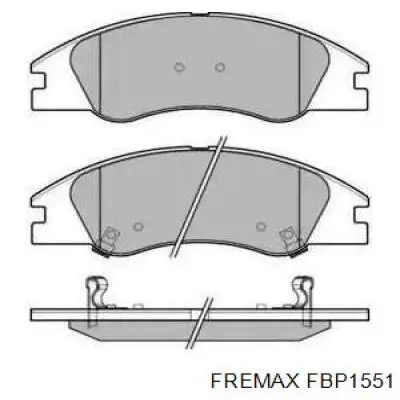 Передние тормозные колодки FBP1551 Fremax