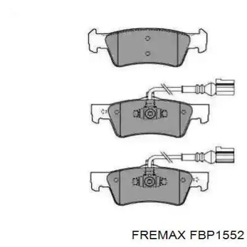 Задние тормозные колодки FBP1552 Fremax