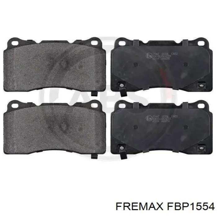 Колодки Fremax FBP1554 цена, от 42.58 USD