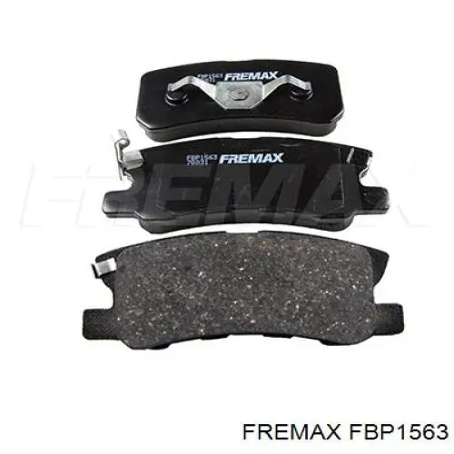FBP1563 Fremax колодки тормозные задние дисковые
