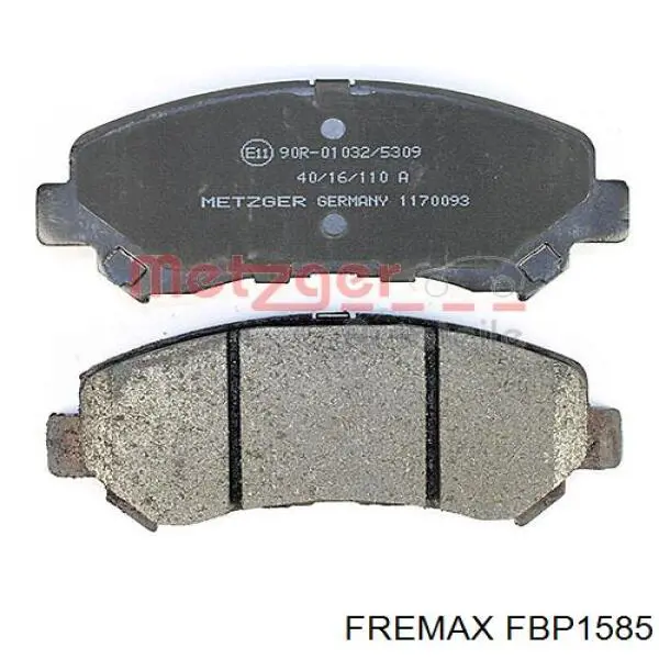 Колодки Fremax FBP1585 цена, от 26.75 USD