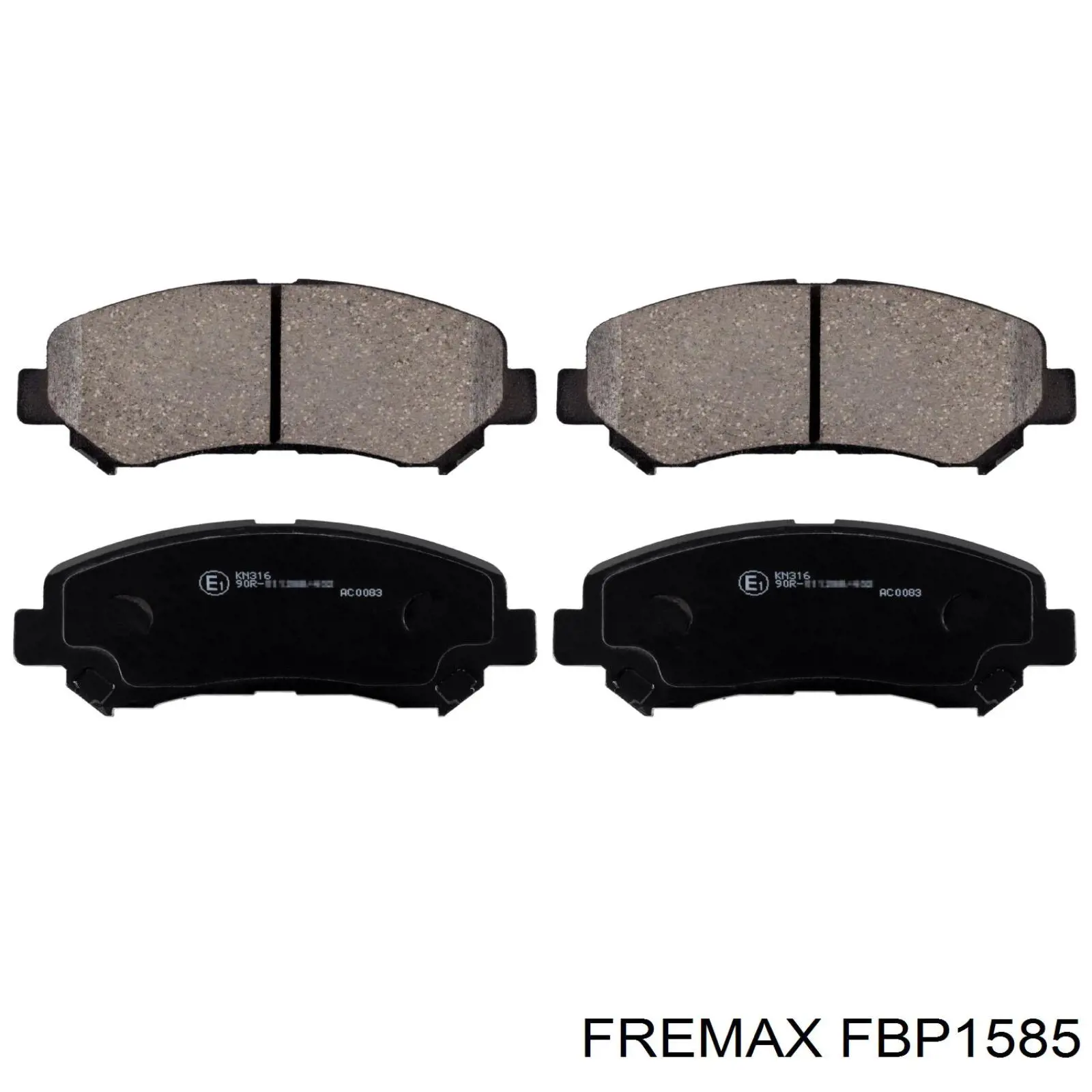 Передние тормозные колодки FBP1585 Fremax