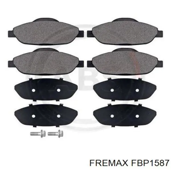 Колодки Fremax FBP1587 цена, от 29.99 USD