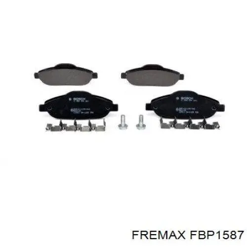 Купить FBP1587 Fremax Колодки тормозные