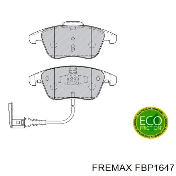 Тормозные колодки Fremax FBP1647