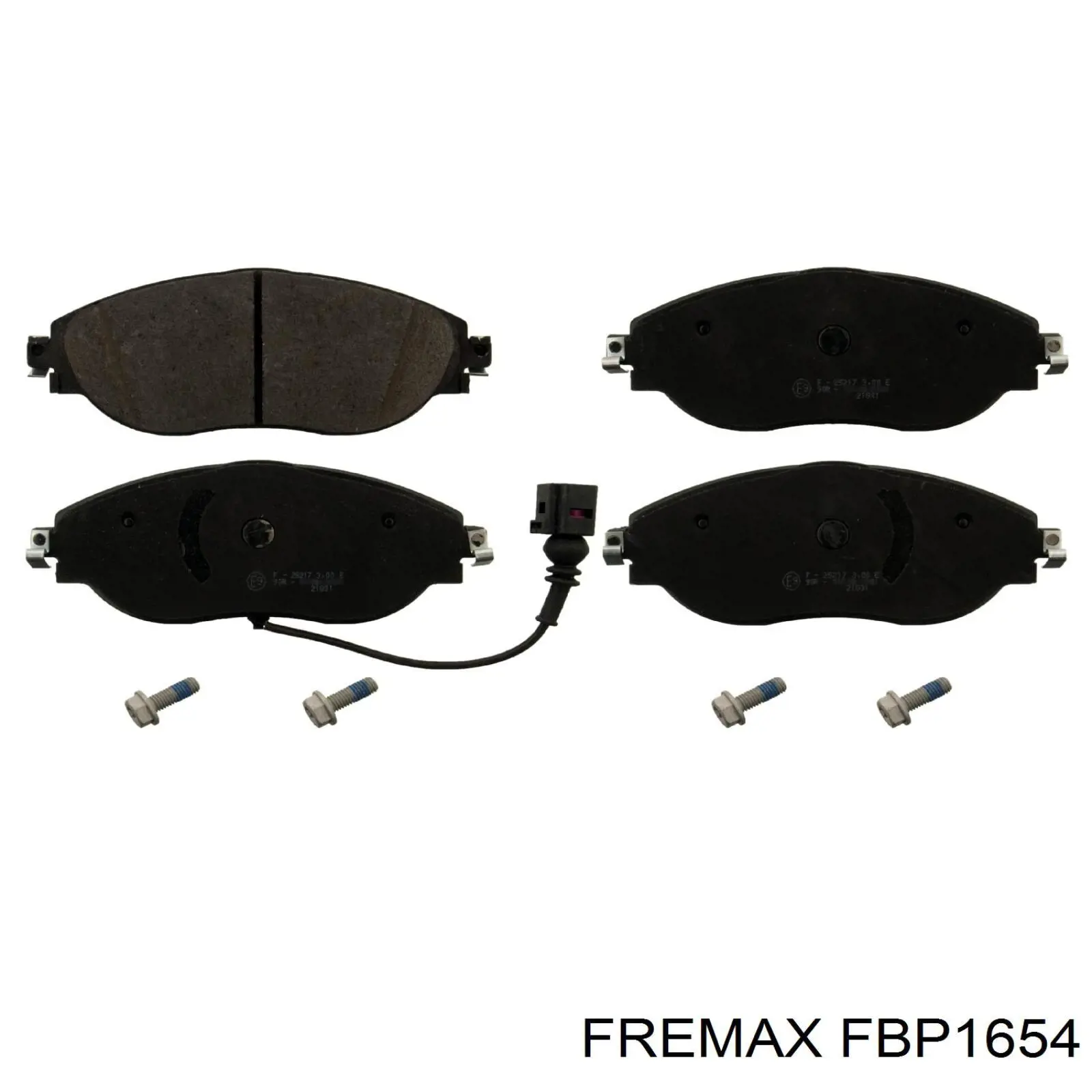 Купить FBP1654 Fremax Колодки тормозные задние, дисковые