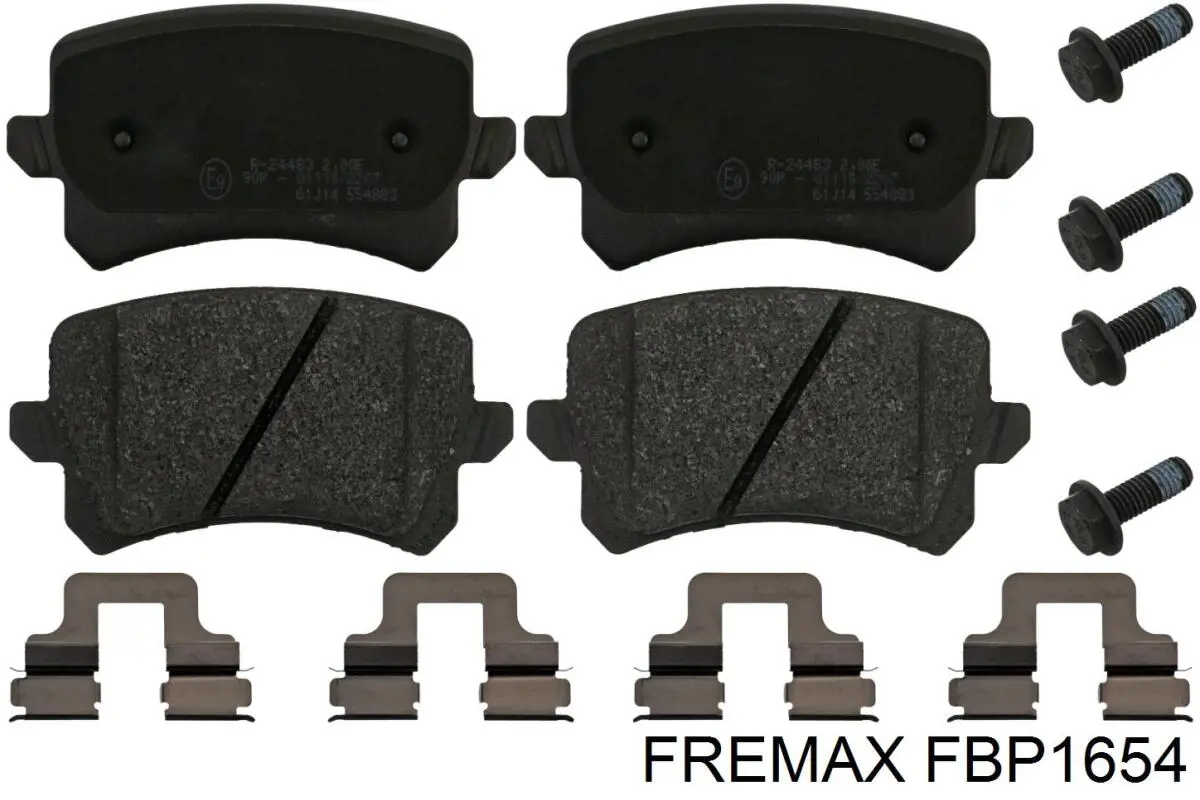Колодки дисковые  Fremax FBP1654 цена, от 25.93 USD