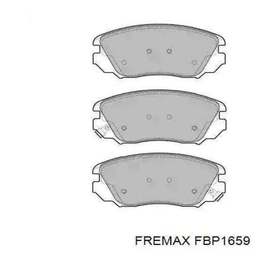 Передние тормозные колодки FBP1659 Fremax