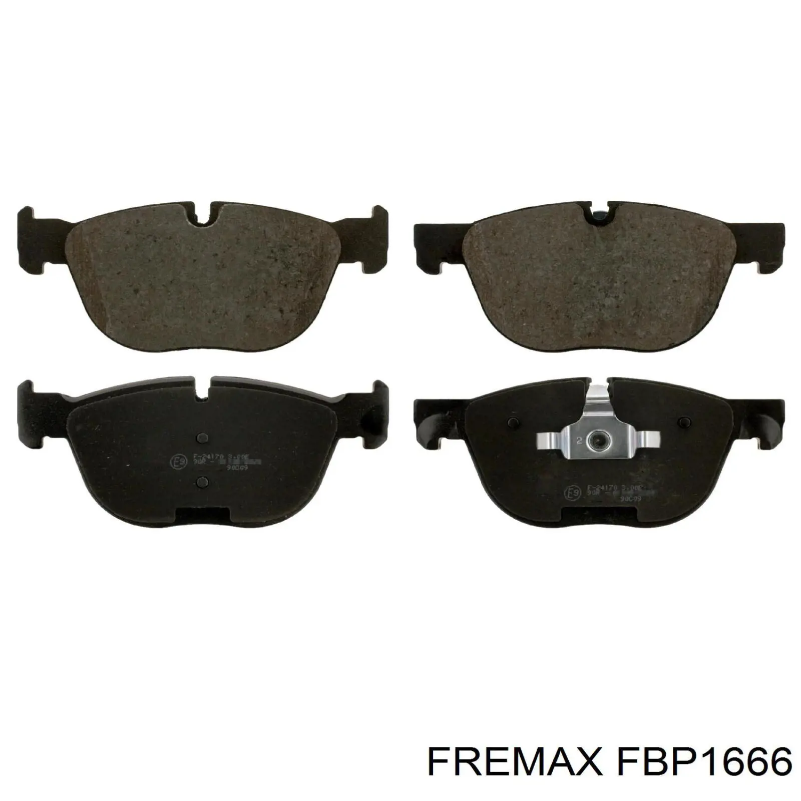 Передние тормозные колодки FBP1666 Fremax