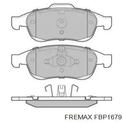 Передние тормозные колодки FBP1679 Fremax