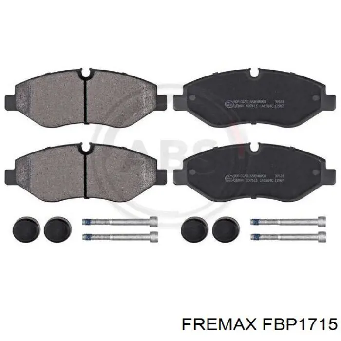 Передние тормозные колодки FBP1715 Fremax