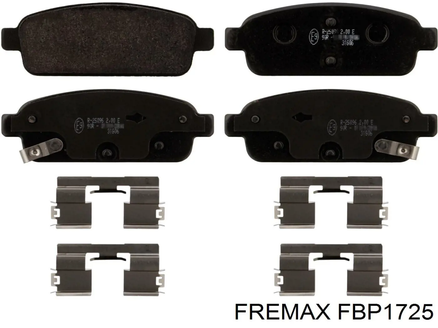 Купить FBP1725 Fremax Колодки тормозные задние, дисковые