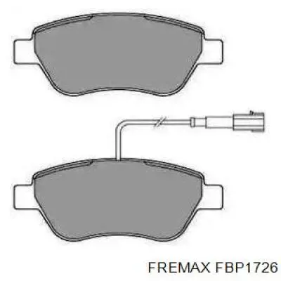 Передние тормозные колодки FBP1726 Fremax