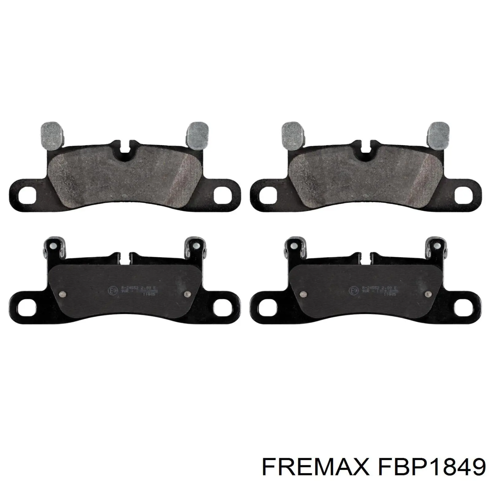 Задние тормозные колодки FBP1849 Fremax