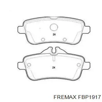 Задние тормозные колодки FBP1917 Fremax