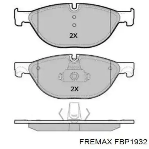 Передние тормозные колодки FBP1932 Fremax