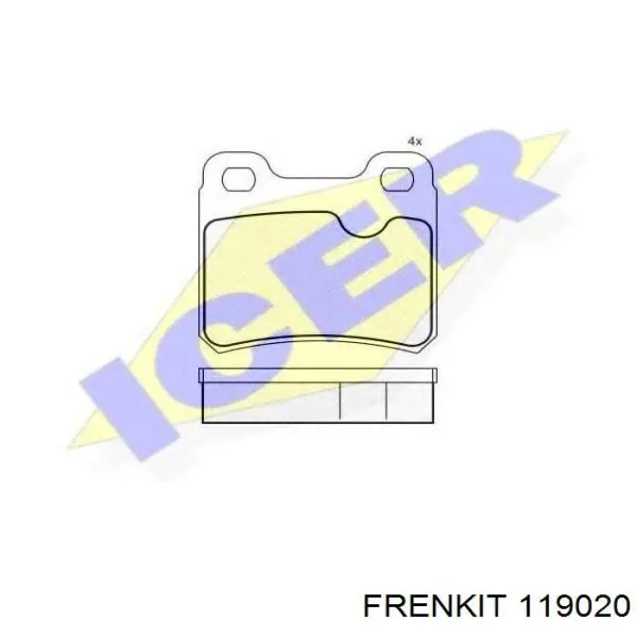 Ремкомплект главного тормозного цилиндра 119020 Frenkit